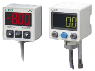 Electronic pressure switch with digital display